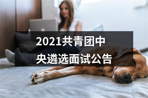 2021共青团中央遴选面试公告 图片